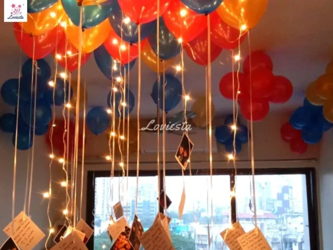 Balloon Decoration At Home 002