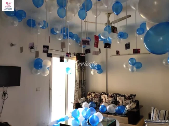 Balloon Decoration At Home 009