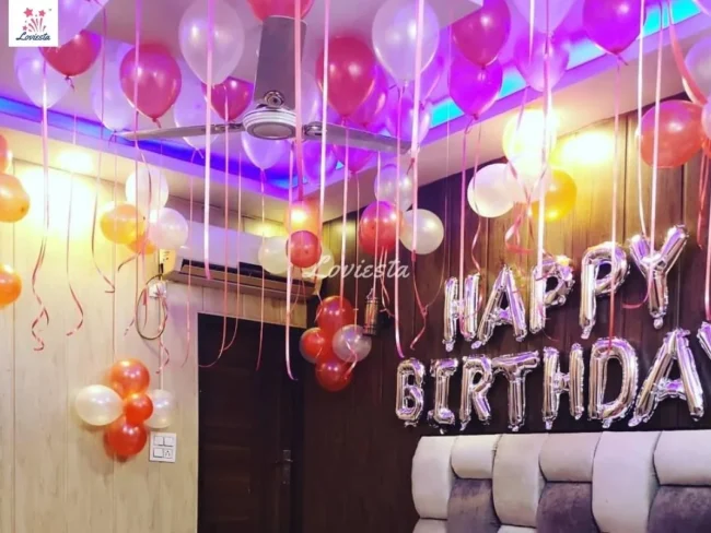 Lite Balloon Decoration At Home Loviesta