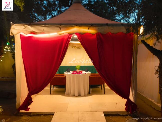 Private Garden Cabana Candlelight Dinner At Hyatt Place Gurugram