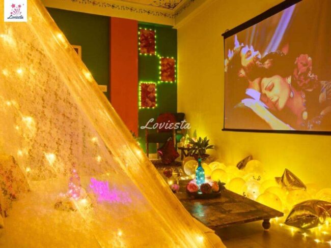 Private Movie Screening & Candlelight Dinner Sarang Palace Jaipur002