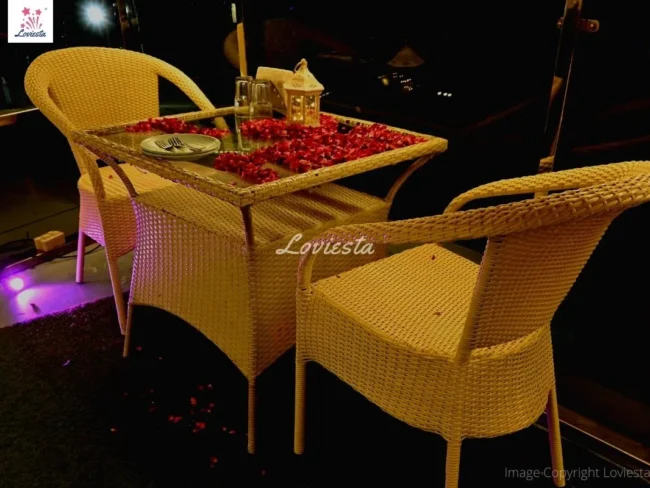 Romantic Dinner On Airplane Wing Rohini Delhi 003