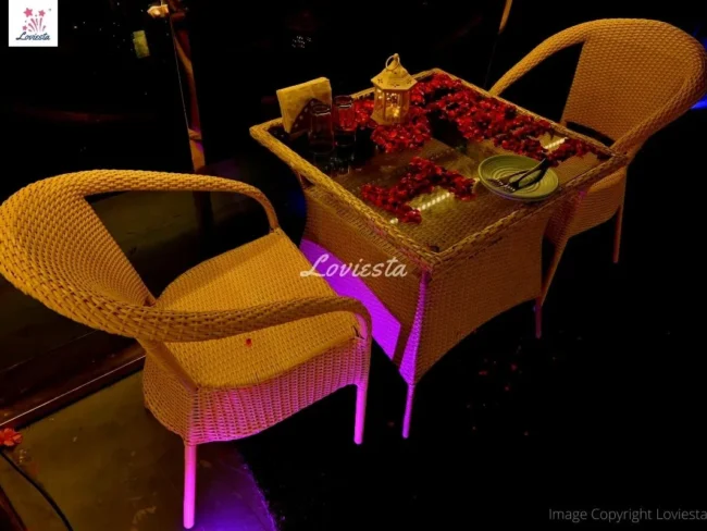 Romantic Dinner On Airplane Wing Rohini Delhi 005