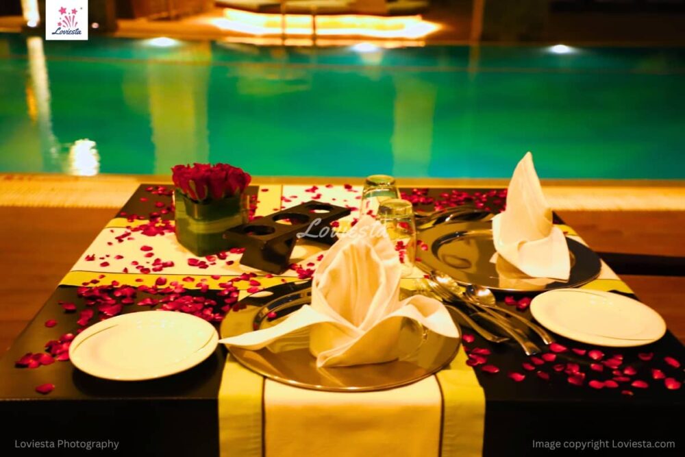 Private Poolside Candlelight Dinner At Vivanta