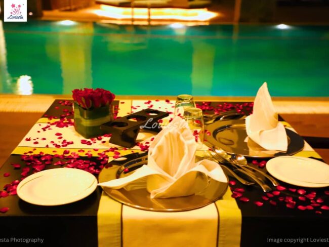 Private Poolside Candlelight Dinner At Vivanta