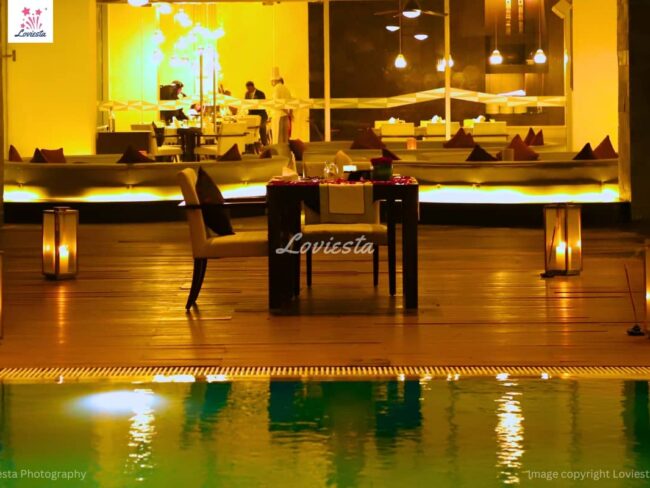 Private Poolside Candlelight Dinner At Vivanta 008