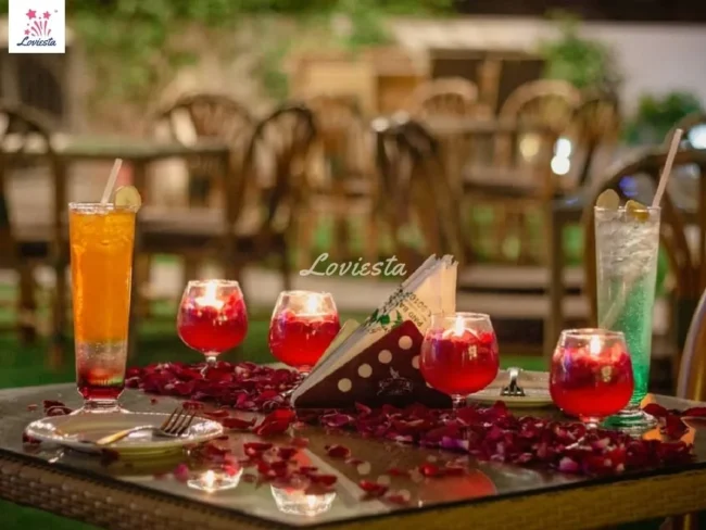 Romantic Outdoor Candlelight Dinner in Gurugram Loviesta 004 Romantic Outdoor Candlelight Dinner in Gurugram