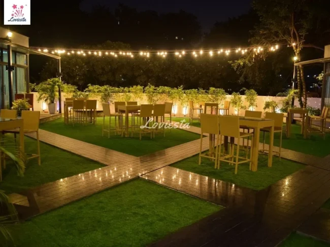 Romantic Outdoor Candlelight Dinner in Gurugram Loviesta 006