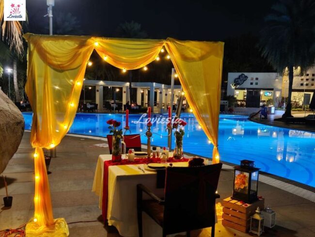 Private Poolside Dinner In Novotel Hyderabad 005
