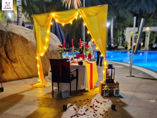 Private Poolside Dinner In Novotel Hyderabad 006