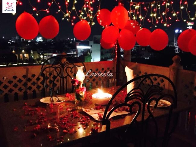 Private Rooftop Candlelight Dinner, Jaipur 001 Private Rooftop Candlelight Dinner, Jaipur