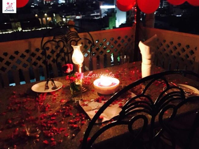 Private Rooftop Candlelight Dinner, Jaipur 003