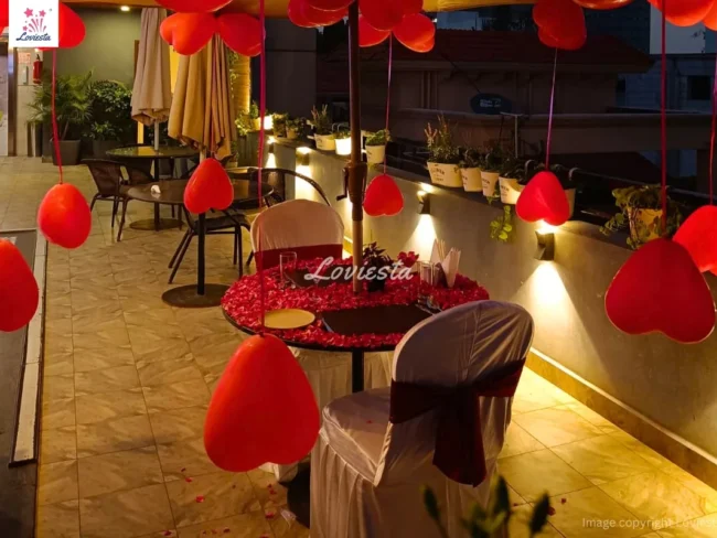 Rooftop Candlelight Dinner At Jubilee Hills In Hyderabad 127