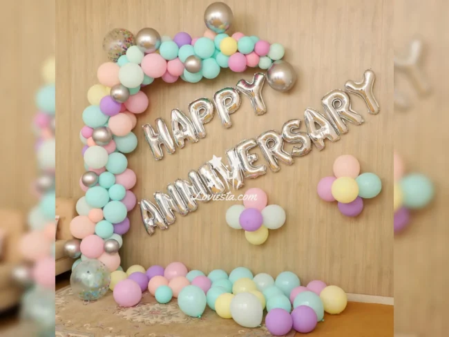 Pastel Balloon Decoration
