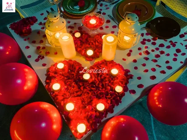 Romantic Outdoor Candlelight Dinner At Ellaa Hotel Gachibowli, Hyderabad 002