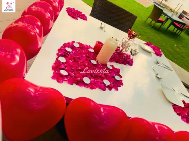 Romantic Outdoor Candlelight Dinner At Ellaa Hotel Gachibowli, Hyderabad 003
