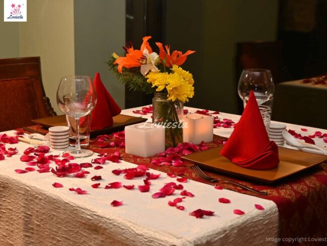 Romantic Candlelight Dinner At Vasant Kunj Loviesta 003