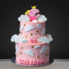 Peppa Pig Theme Cake For Kids Birthday Celebration
