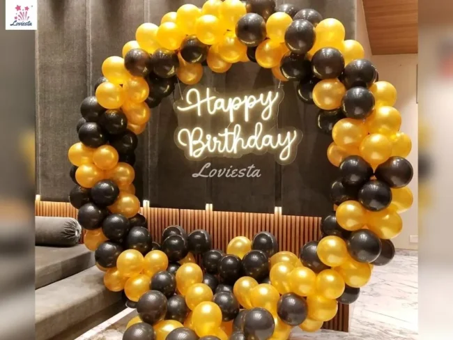 Metallic Balloon Ring Decoration Loviesta 0011 Metallic Balloon Ring Decoration Loviesta