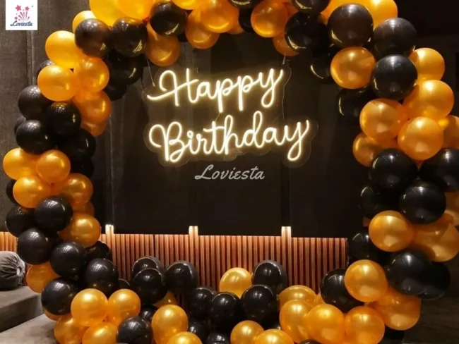 Metallic Balloon Ring Decoration Loviesta 0013