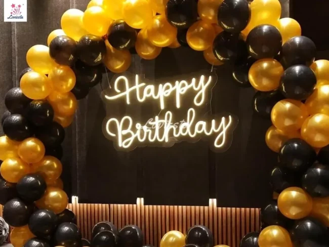 Metallic Balloon Ring Decoration Loviesta 0014