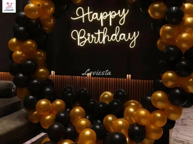 Metallic Balloon Ring Decoration Loviesta 0015