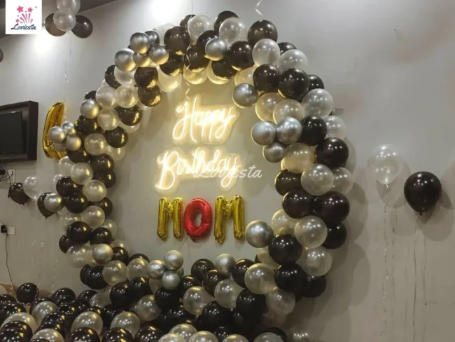 Metallic Balloon Ring Decoration Loviesta 002