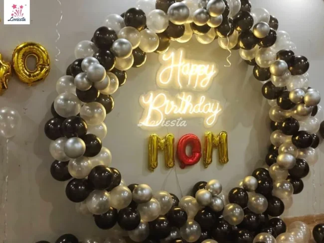 Metallic Balloon Ring Decoration Loviesta 003