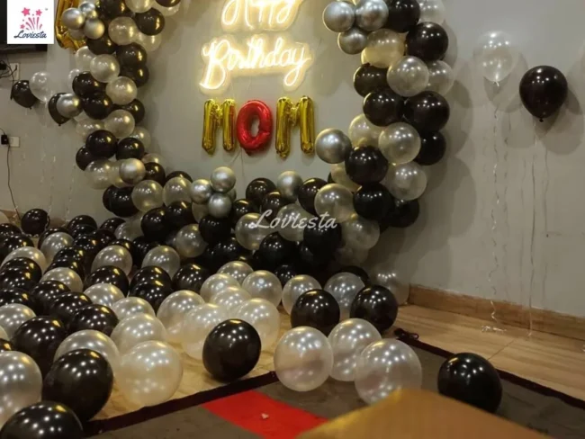 Metallic Balloon Ring Decoration Loviesta 005