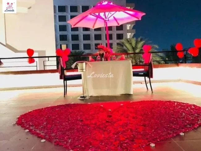 Private Candlelight dinner at Novotel Hyderabad 002