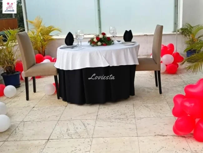 Private Outdoor Candlelight Dinner in Bangalore 001 Private Outdoor Candlelight Dinner in Bangalore