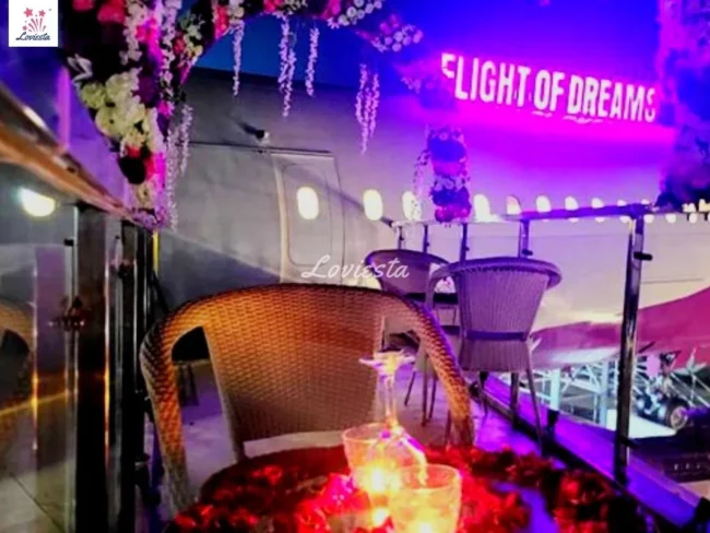 Romantic Dinner On Airplane Wing, Sector 59, Gurugram 03