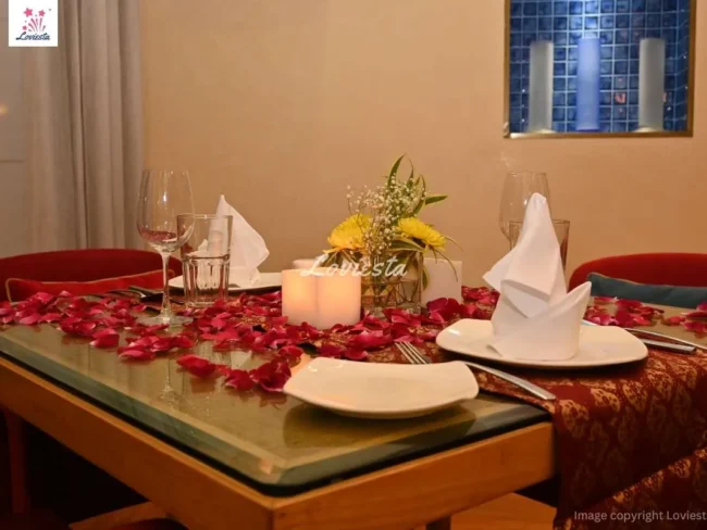Luscious Candlelight Dinner In Delhi - Loviesta 004