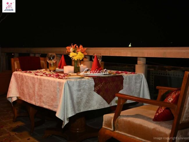 Private Balcony Dinner Date Delhi - Loviesta002
