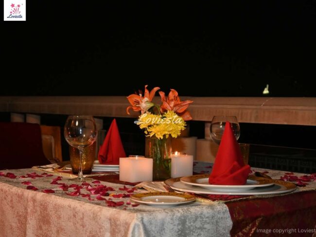 Private Balcony Dinner Date Delhi - Loviesta003