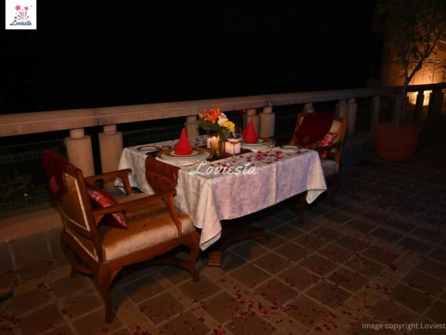 Private Balcony Dinner Date Delhi - Loviesta005
