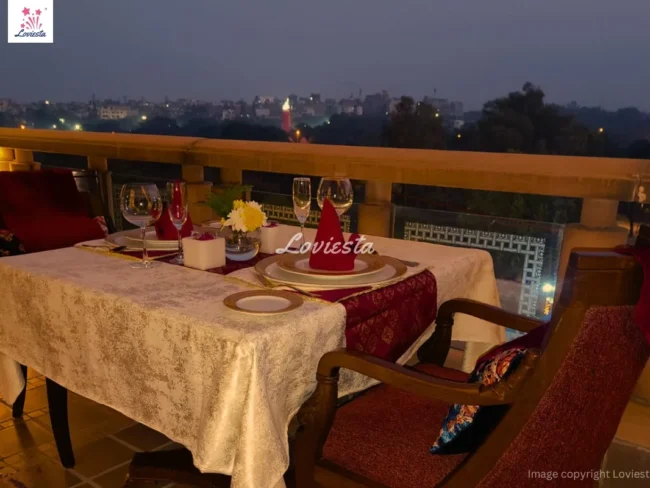 Private Candlelight Dinner In Balcony In South Delhi 001 Private Candlelight Dinner In Balcony In South Delhi
