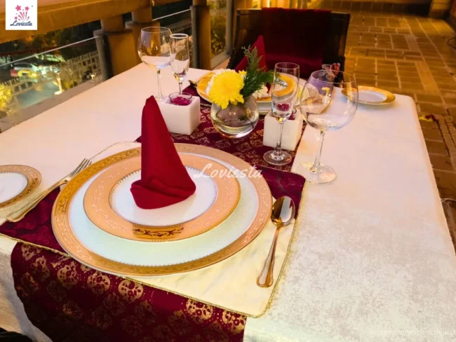 Private Candlelight Dinner In Balcony In South Delhi 006