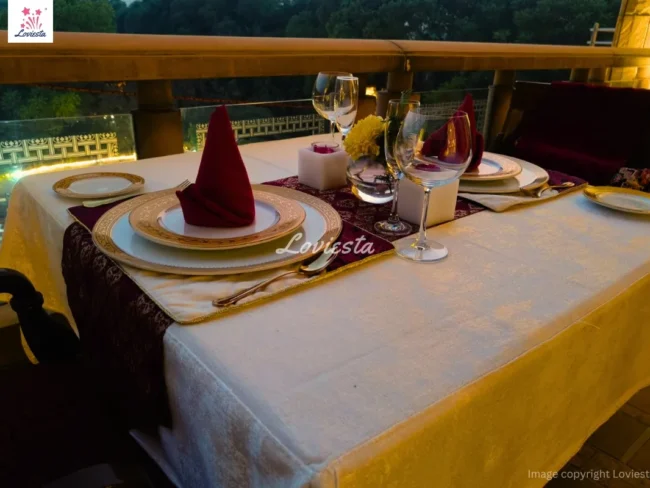 Private Candlelight Dinner In Balcony In South Delhi 007