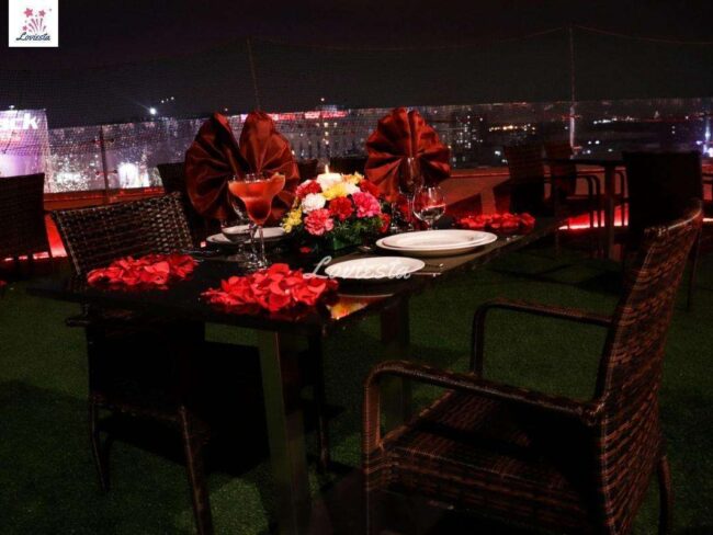 Rooftop candlelight dinner in bangalore 001 Rooftop candlelight dinner in bangalore