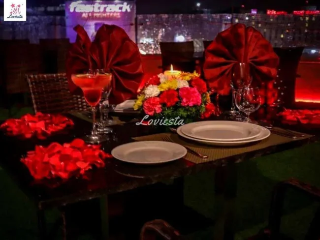 Rooftop candlelight dinner in bangalore 003