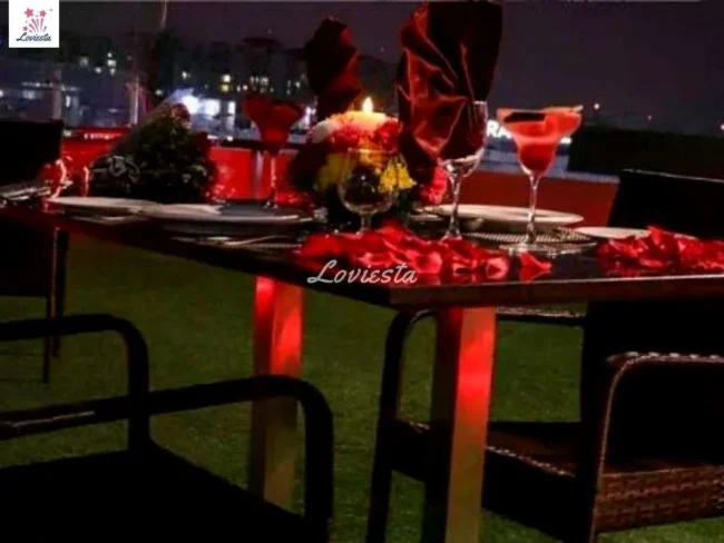 Rooftop candlelight dinner in bangalore 007