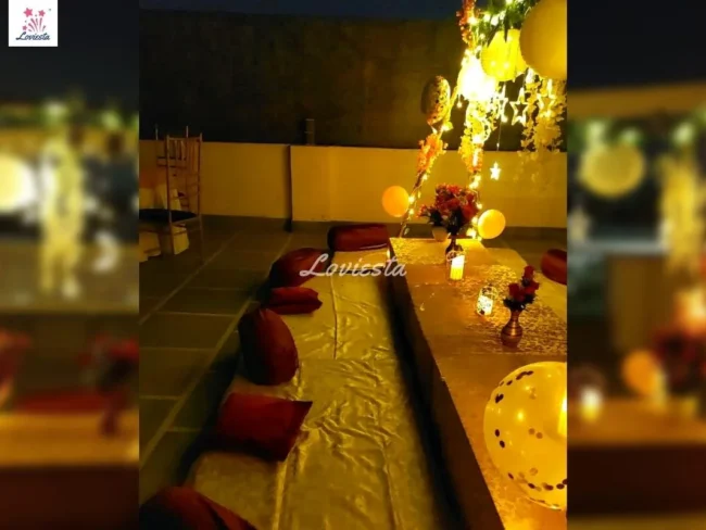 Bohemian Dine-In Decoration At Rooftop Loviesta 002