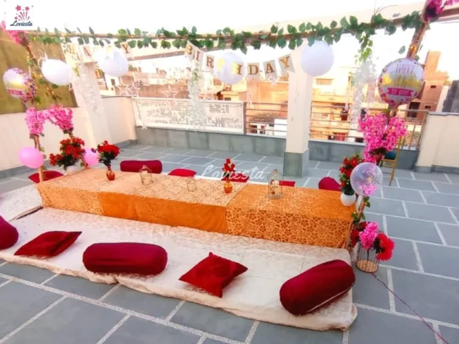 Bohemian Dine-In Decoration At Rooftop Loviesta 005