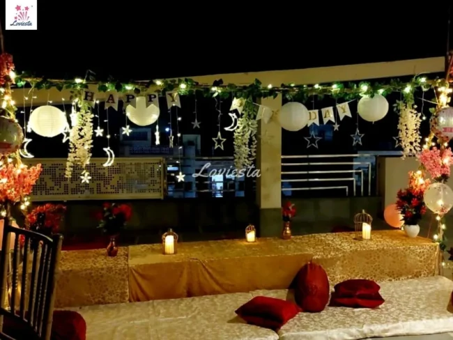 Bohemian Dine-In Decoration At Rooftop Loviesta 007