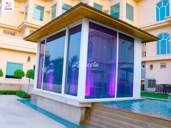 Glass Cabana Candlelight Dinner The Umrao 001