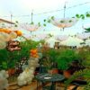 Rooftop Decoration With Balloon Ring At Home In Delhi-NCR