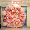 Cute Pastel Balloon Ring Decoration In Lucknow