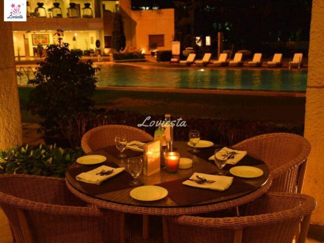 Open Air Romantic Dinner At 5 Star Hotel In Bangalore 002