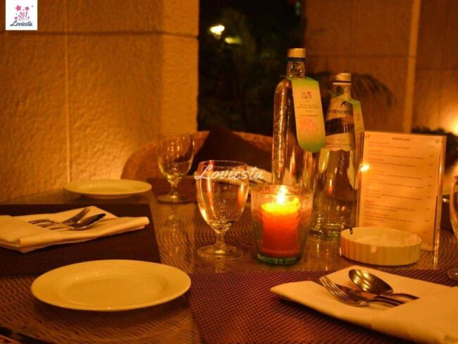 Open Air Romantic Dinner At 5 Star Hotel In Bangalore 003